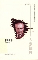 海德格尔 封面