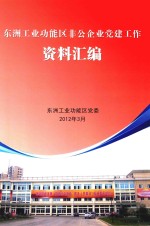 东洲工业功能区非公企业党建工作资料汇编 封面