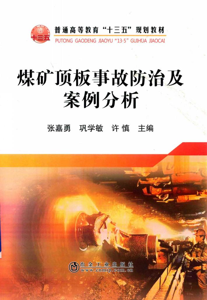 煤矿顶板事故防治及案例分析 封面