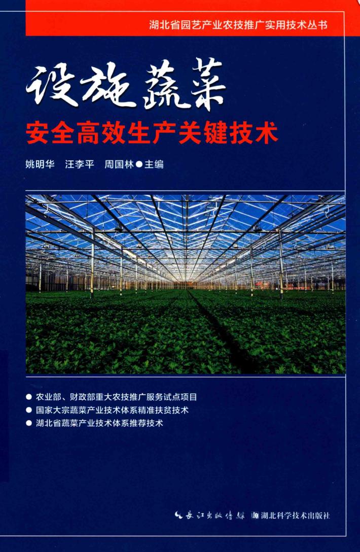 设施蔬菜安全高效生产关键技术 封面