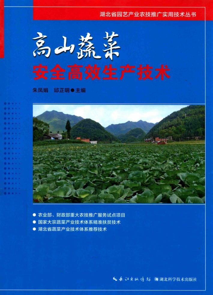 高山蔬菜安全高效生产技术 封面