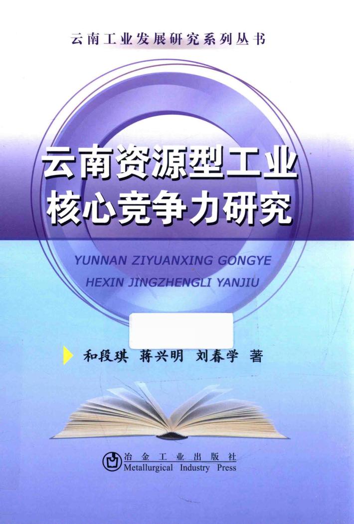 云南资源型工业核心竞争力研究 封面