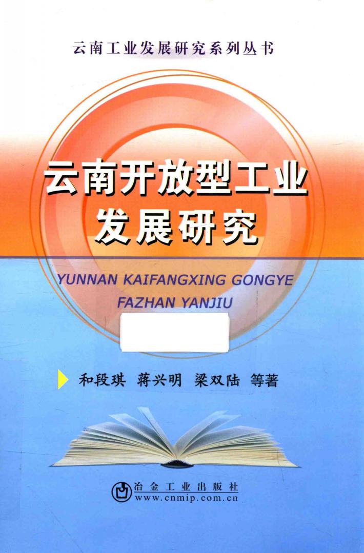 云南开放型工业发展研究 封面