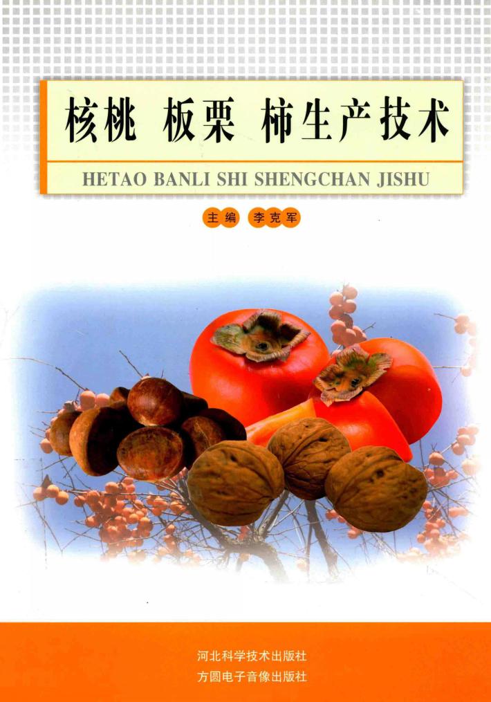 核桃  板栗  柿生产技术 封面