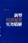 新型经济犯罪实务精解 封面