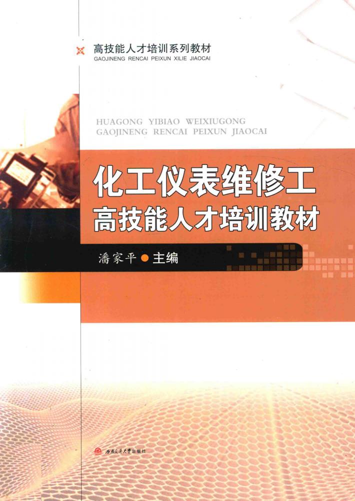 化工仪表维修工高技能人才培训教材 封面
