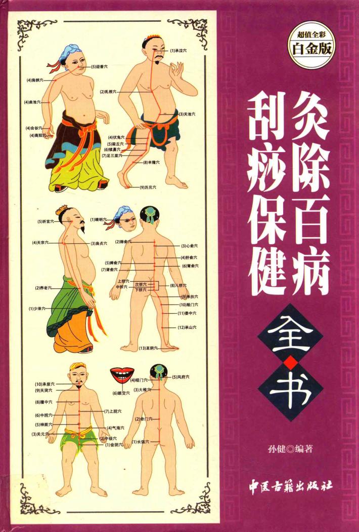 灸除百病刮痧保健全书  超值全彩白金版 封面