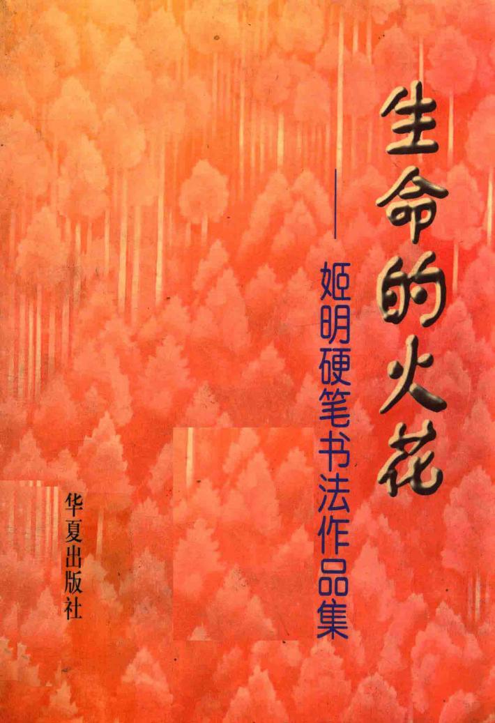 生命的火花  姬明硬笔书法作品集 封面