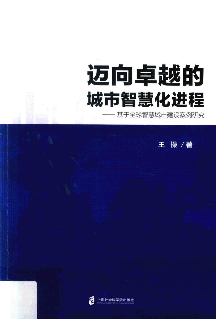 迈向卓越的城市智慧化进程  基于全球智慧城市建设案例研究 封面