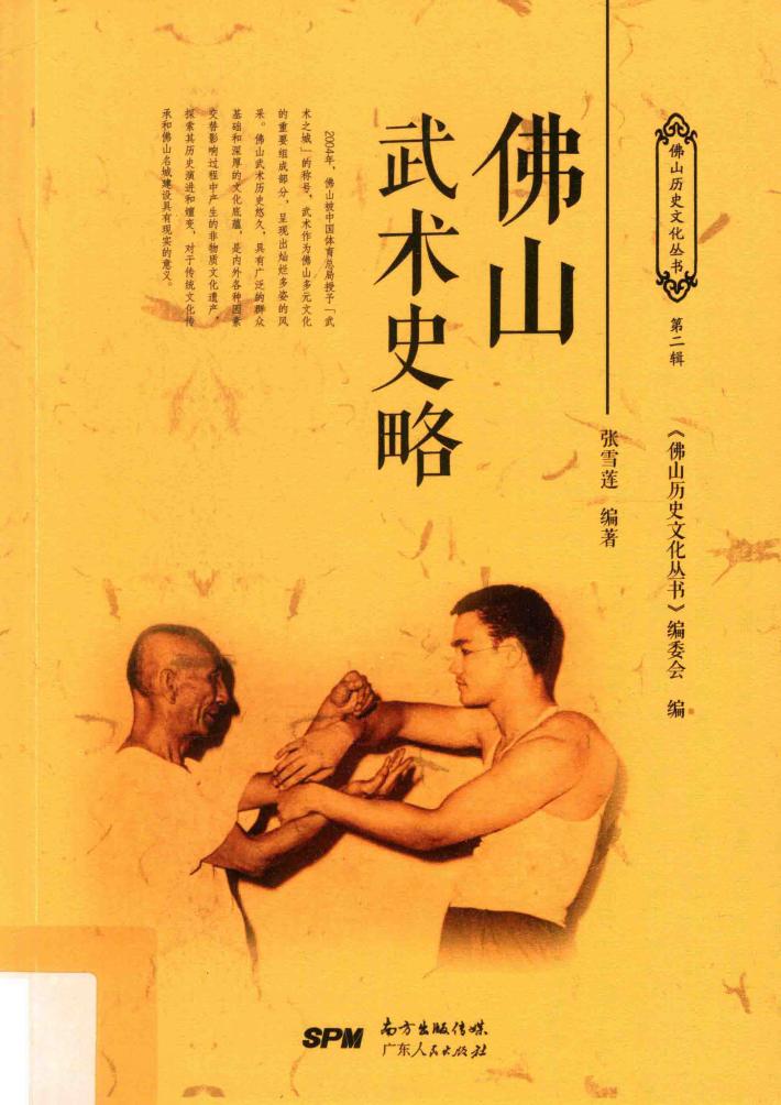 佛山武术史略 封面