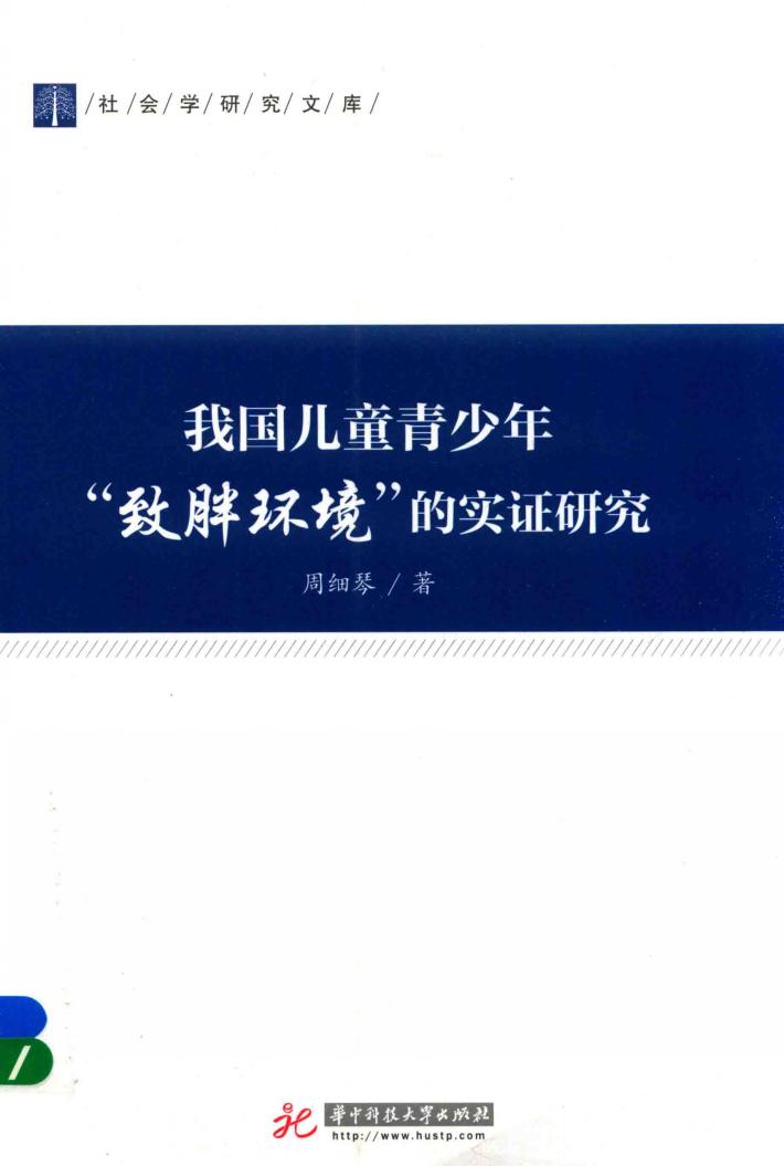 我国儿童青少年致胖环境的实证研究 封面