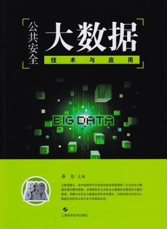 公共安全大数据技术与应用 封面
