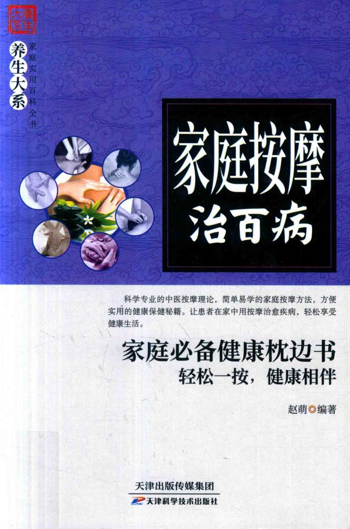 养生大系  家庭按摩治百病 封面
