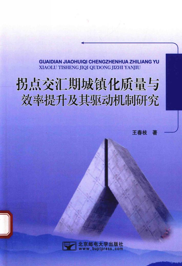 拐点交汇期城镇化质量与效率提升及其驱动机制研究 封面