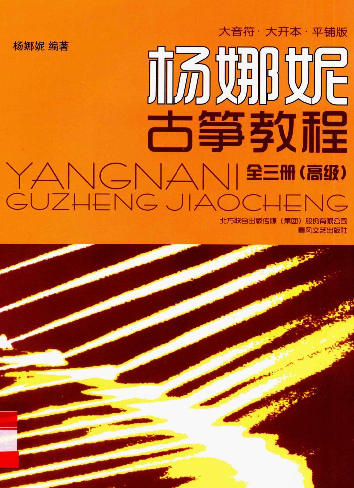 大音符·大开本·平铺版杨娜妮古筝教材  高级 封面