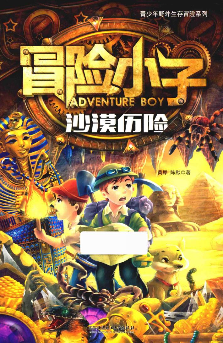 冒险小子  沙漠历险  7-14岁 封面