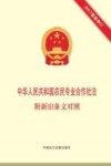 中华人民共和国农民专业合作社法  附新旧条文对照  2017最新修订 封面