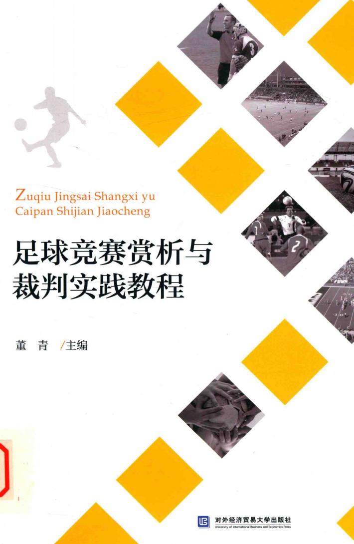 足球竞赛赏析与裁判实践教程 封面
