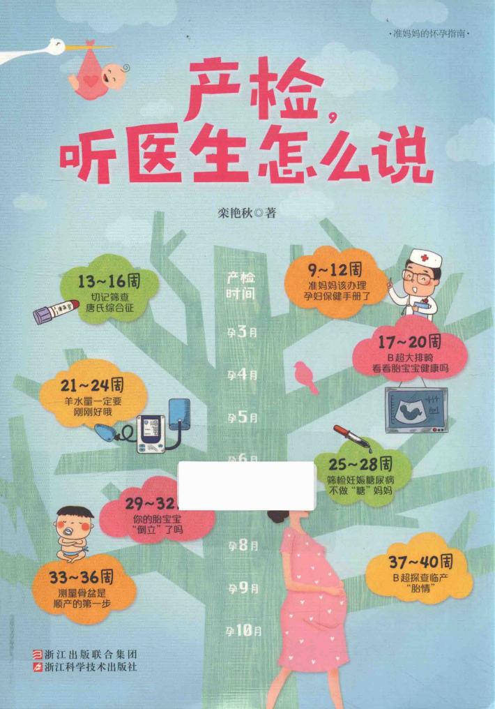 产检  听医生怎么说  准妈妈的怀孕指南 封面
