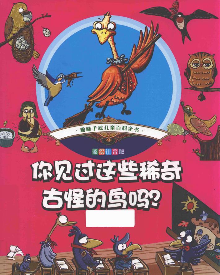 趣味手绘儿童百科全书  你见过这些稀奇古怪的鸟吗？ 封面
