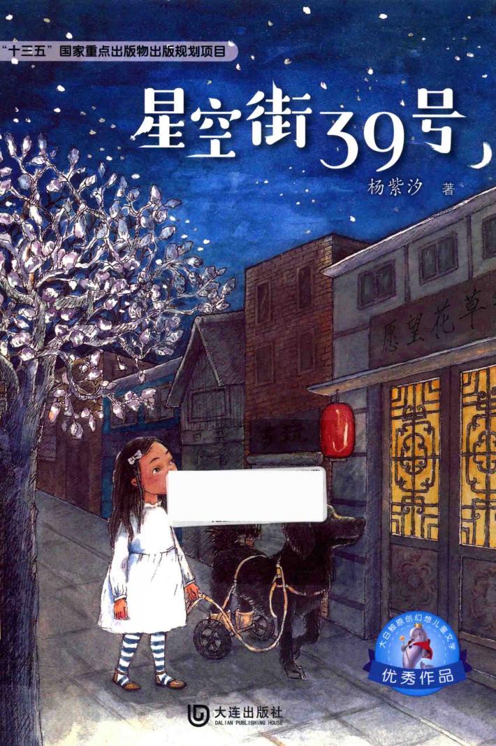 大白鲸原创幻想儿童文学作品  星空街39号 封面