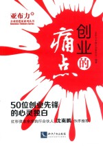 创业的痛点  50位创业先锋的心灵独白 封面