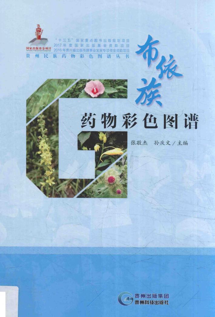 布依族药物彩色图谱 封面
