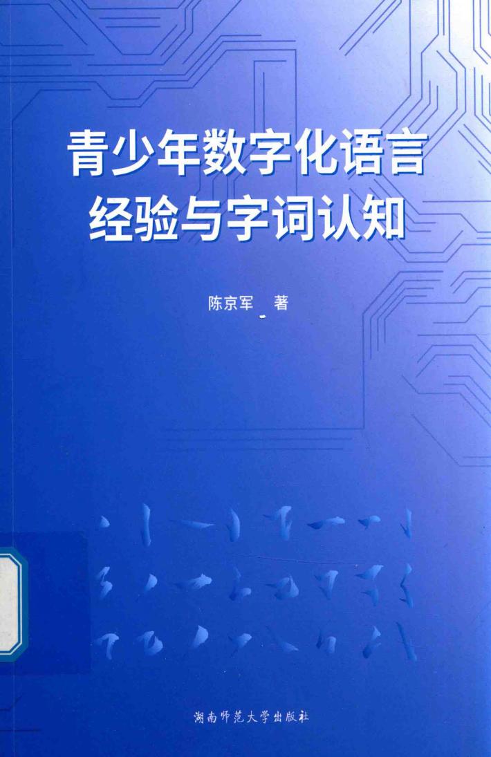 青少年数字化语言经验与字词认知 封面