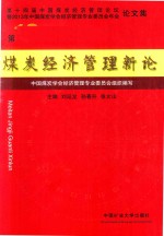 煤炭经济管理新论  第13辑 封面