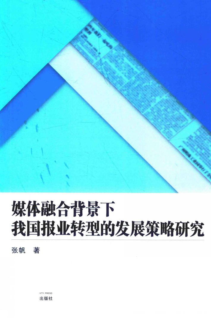 媒体融合背景下我国报业转型的发展策略研究 封面