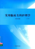 实用临床专科护理学  下 封面
