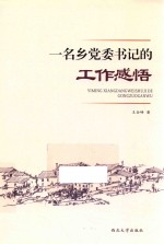 一名乡党委书记的工作感悟 封面
