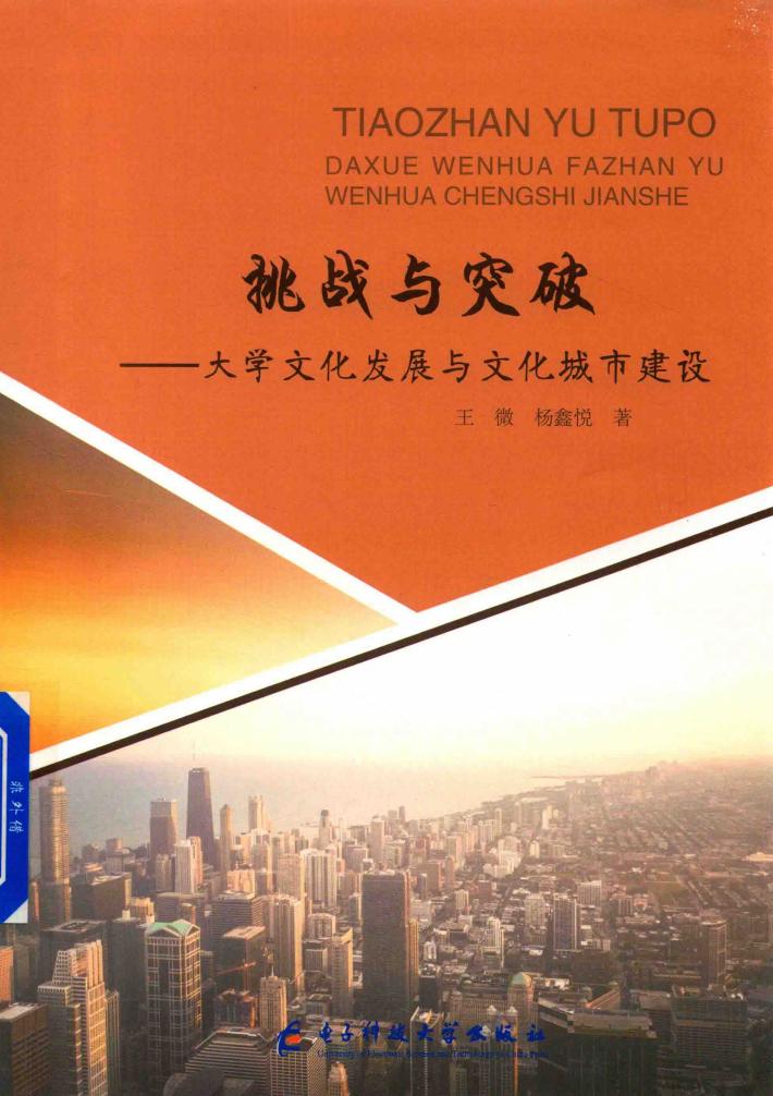 挑战与突破  大学文化发展与文化城市建设 封面