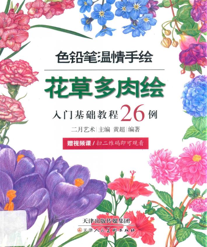 花草多肉绘  入门基础教程26例 封面