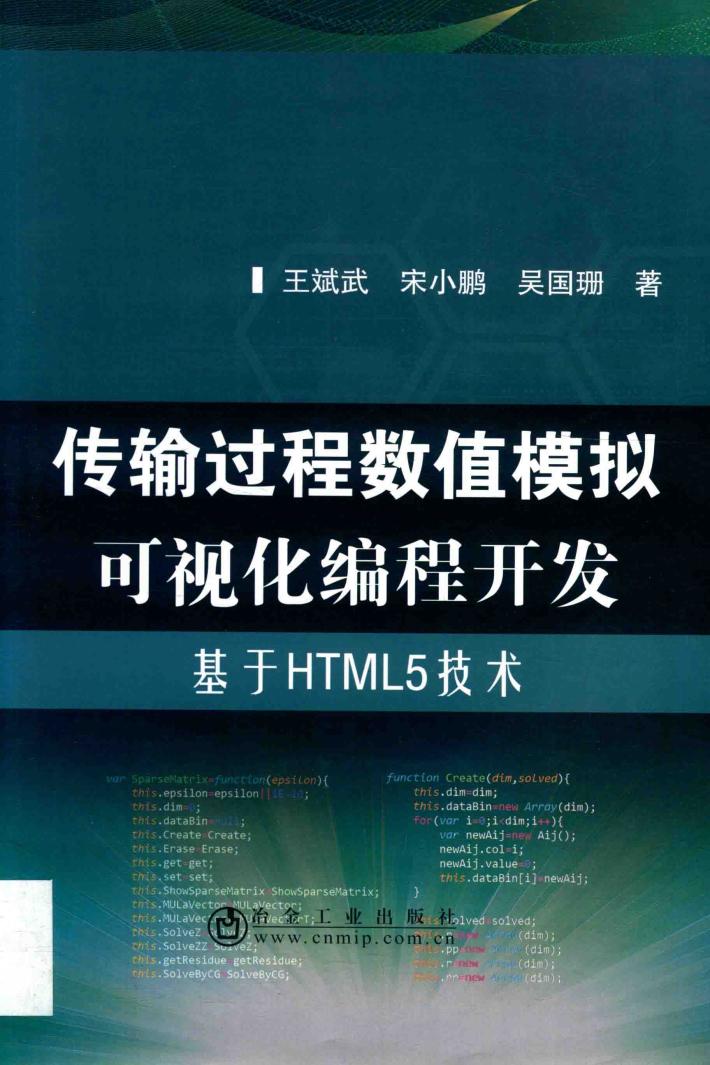 传输过程数值模拟可视化编程开发  基于HTML5技术 封面