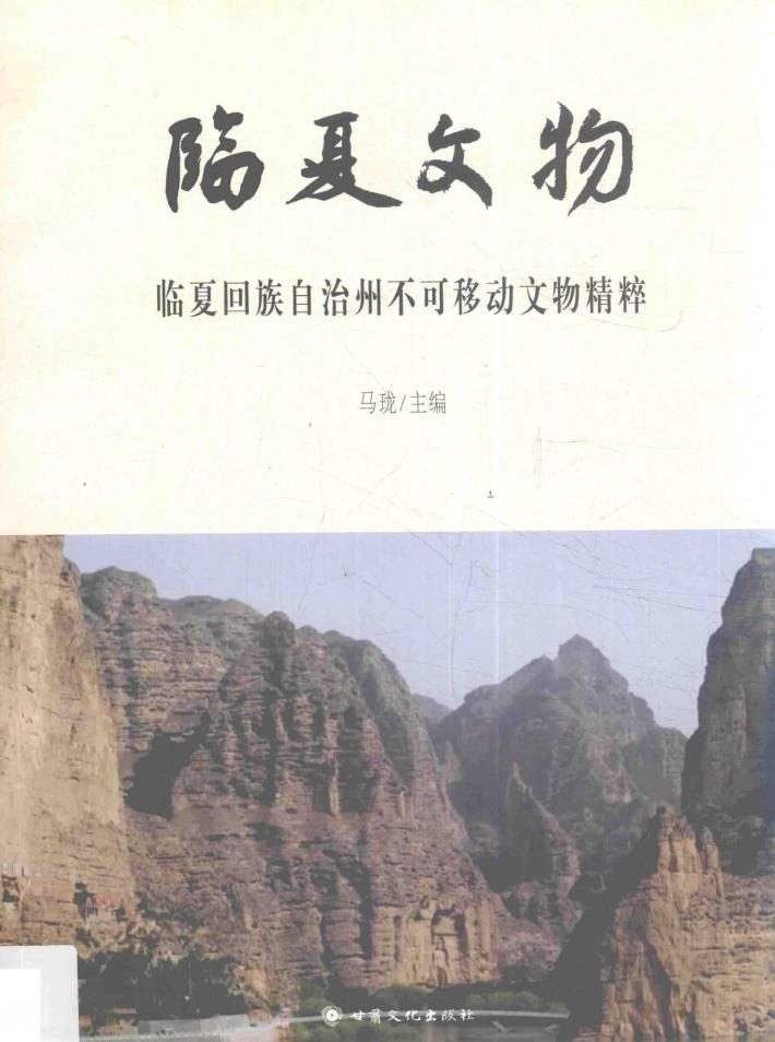 临夏文物  临夏回族自治州不可移动文物精粹 封面
