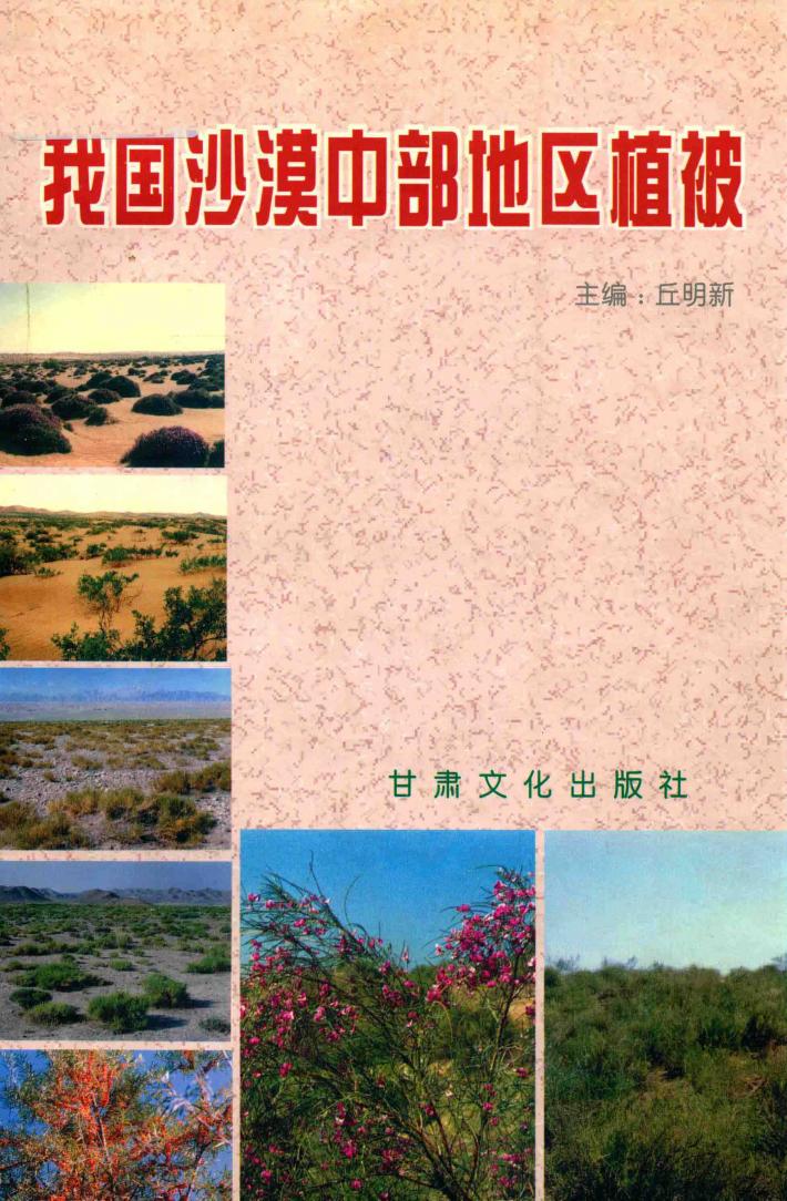 我国沙漠中部地区植被 封面