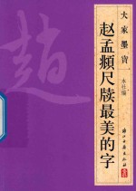 大家墨宝  赵孟頫尺牍  草书 封面