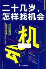 二十几岁怎样找机会 封面