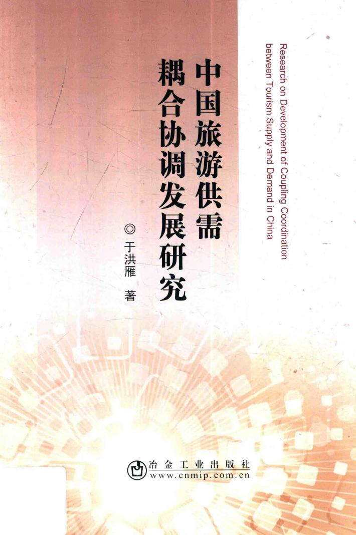 中国旅游供需耦合协调发展研究 封面