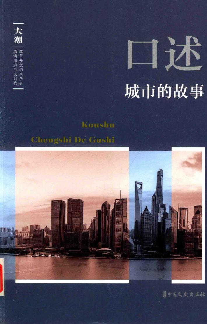 《大潮》丛书  口述  城市的故事 封面