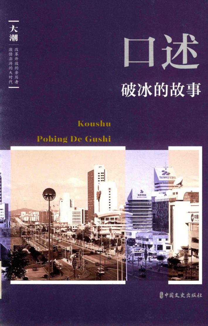 《大潮》丛书  口述  破冰的故事 封面