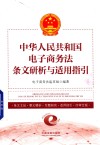 中华人民共和国电子商务法条文研析与适用指引 封面