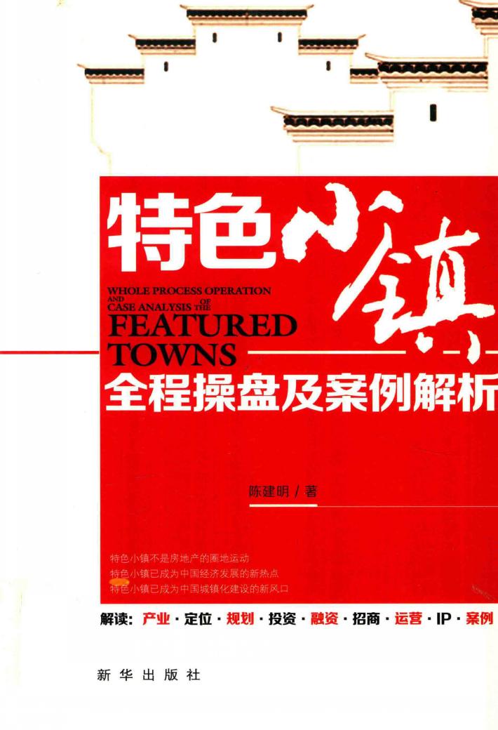 特色小镇全程操盘及案例解析