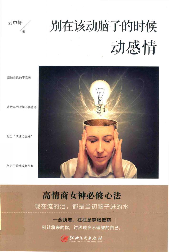 别在该动脑子的时候动感情 封面