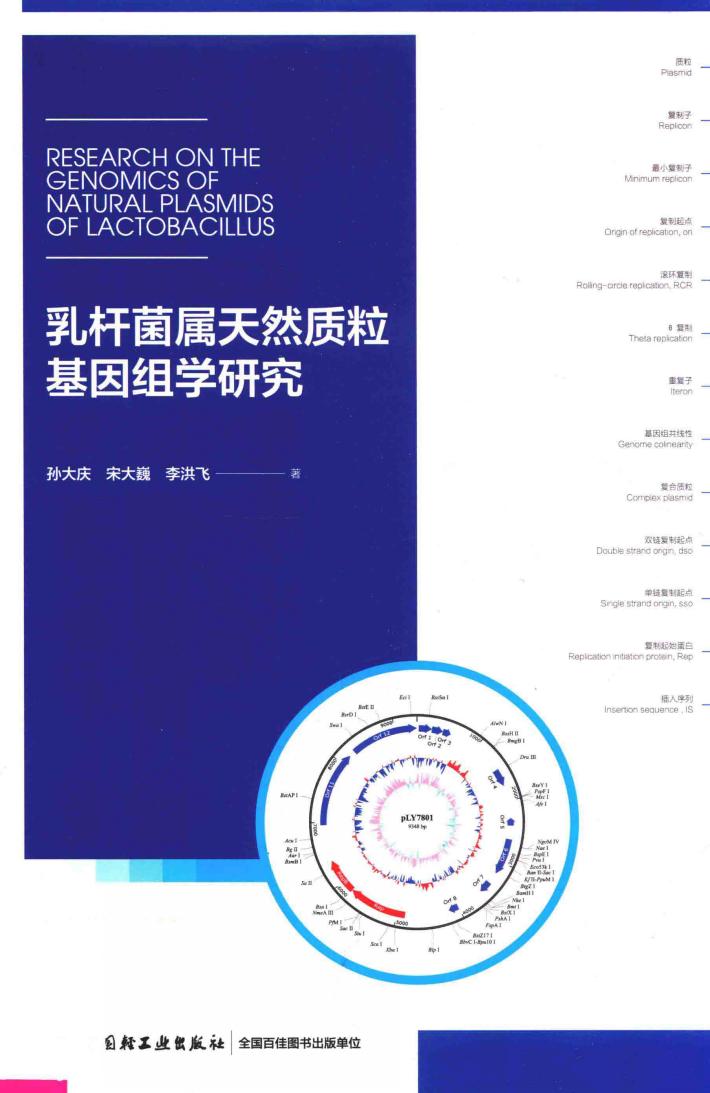 乳杆菌属天然质粒基因组学研究 封面