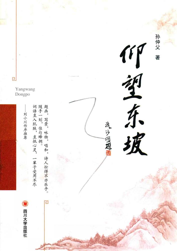 仰望东坡 封面