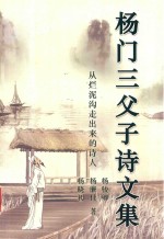 杨门三父子诗文集  从烂泥沟走出来的诗人 封面