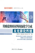 钨酸盐纳米材料的湿化学合成及光催化性能 封面