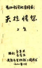 天柱情怨  上 封面